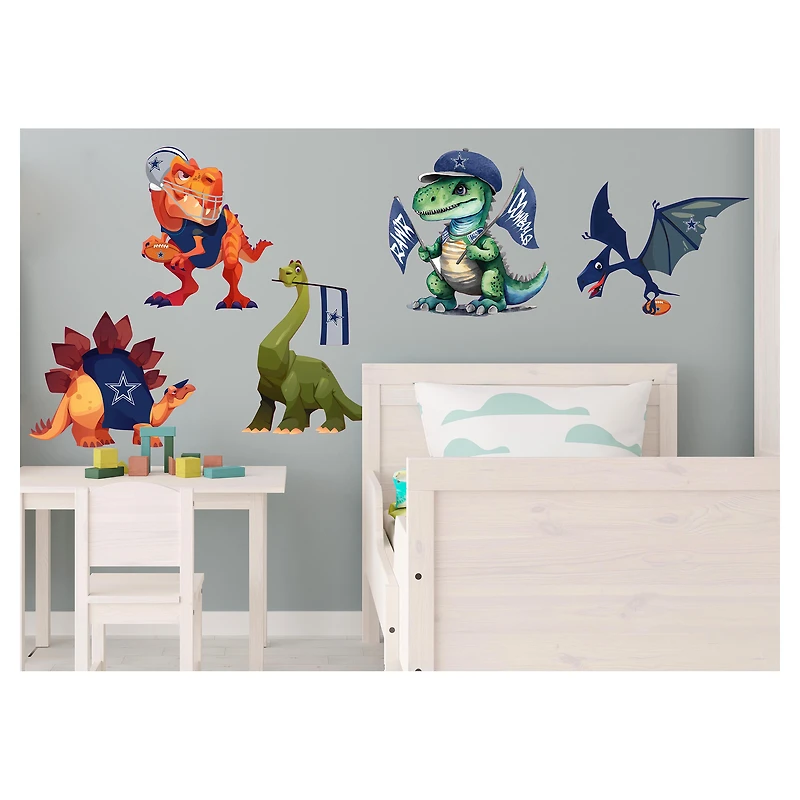 Dallas Cowboys Dinosaurs Wall Decal Set