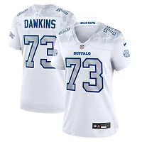 Women's Nike Dion Dawkins White Buffalo Bills 2025 Rivalries Collection Game Jersey