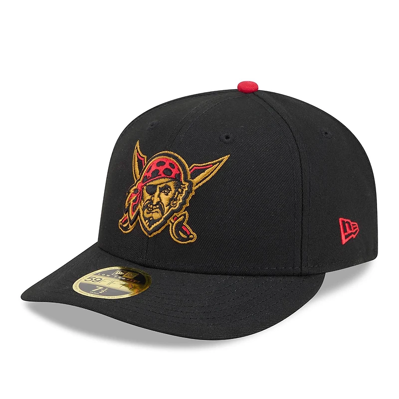 Men's New Era Black Pittsburgh Pirates 2026 City Connect Low Profile 59FIFTY Fitted Hat