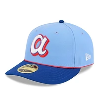 Men's New Era Light Blue Atlanta Braves 2026 City Connect Low Profile 59FIFTY Fitted Hat