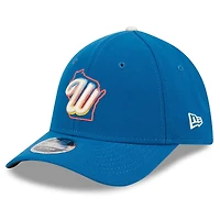 Men's New Era Blue Milwaukee Brewers 2026 City Connect M-Crown 39THIRTY Flex Hat