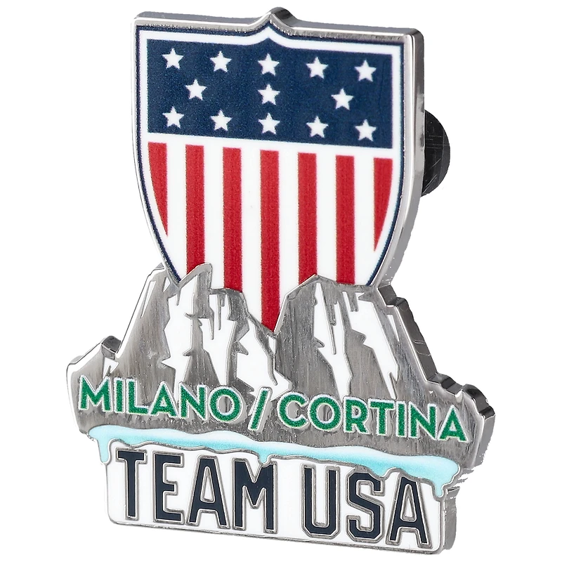Team USA 2026 Winter Olympics Milano Cortina Dolomites Lapel Pin