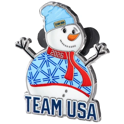 Team USA 2026 Winter Olympics Snowman Lapel Pin