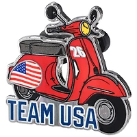 Team USA 2026 Winter Olympics Scooter Lapel Pin