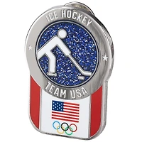 Team USA Pictogram Ice Hockey Lapel Pin