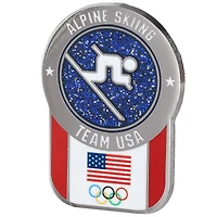 Team USA Pictogram Alpine Skiing Lapel Pin
