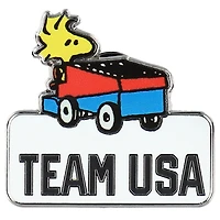 Team USA Peanuts Woodstock Zamboni Pin