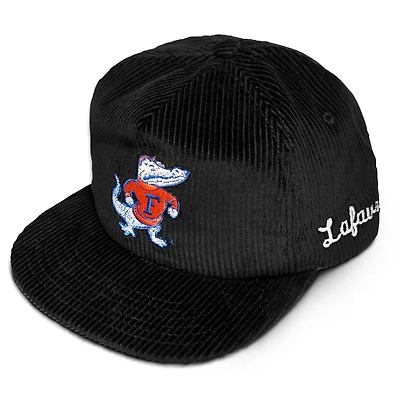 Men's Lafavre x Gatorade  Black Florida Gators Albert Corduroy Snapback Hat