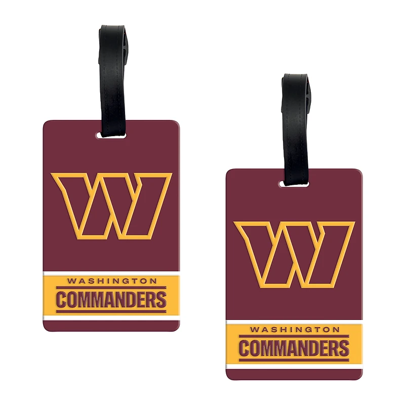 WinCraft Washington Commanders Luggage Tag 2-Pack