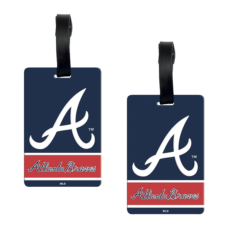 WinCraft Atlanta Braves Luggage Tag 2-Pack