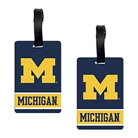 WinCraft Michigan Wolverines Luggage Tag 2-Pack