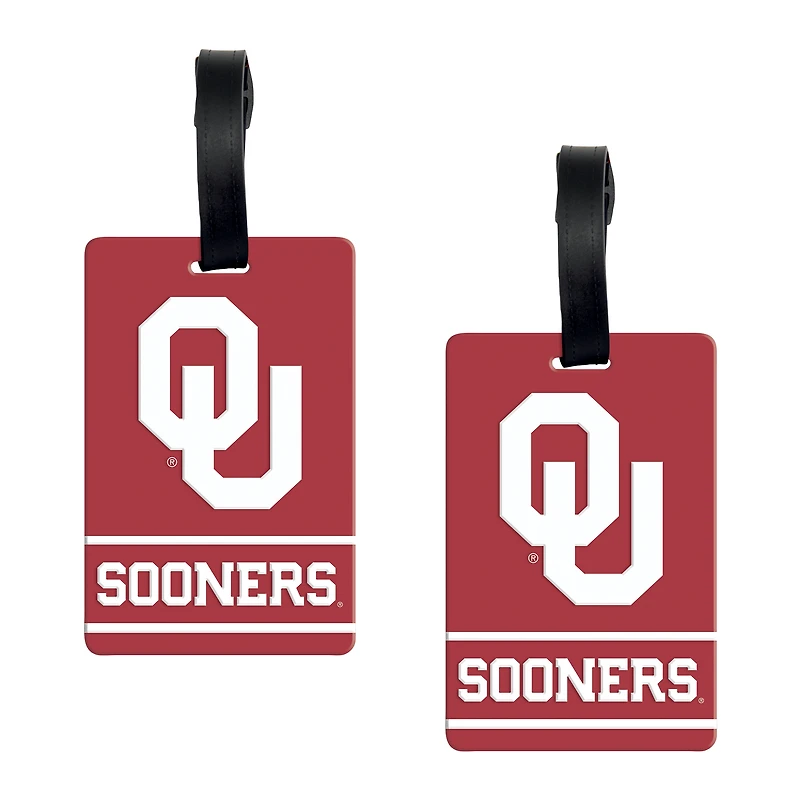 WinCraft Oklahoma Sooners Luggage Tag 2-Pack
