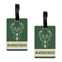 WinCraft Milwaukee Bucks Luggage Tag 2-Pack