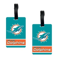 WinCraft Miami Dolphins Luggage Tag 2-Pack
