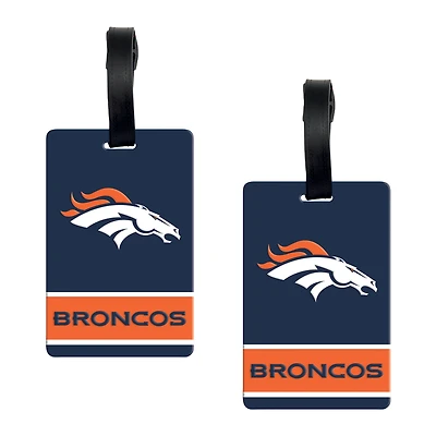 WinCraft Denver Broncos Luggage Tag 2-Pack