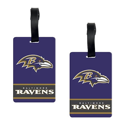 WinCraft Baltimore Ravens Luggage Tag 2-Pack