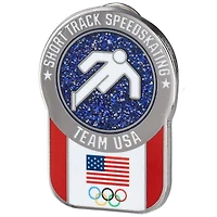Team USA Pictogram Short Track Speedskating Lapel Pin