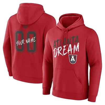 Men's Red Atlanta Dream Hustle Custom Hoodie
