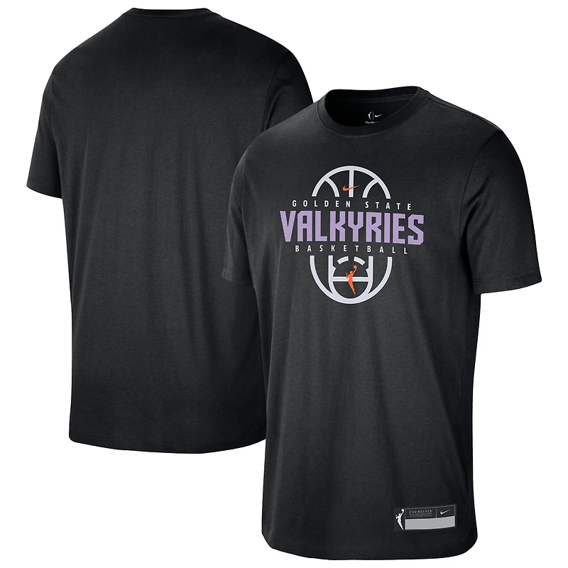 Unisex Nike Black Golden State Valkyries 2026 On-Court Authentic Practice Premium T-Shirt