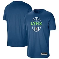 Unisex Nike Blue Minnesota Lynx 2026 On-Court Authentic Practice Premium T-Shirt