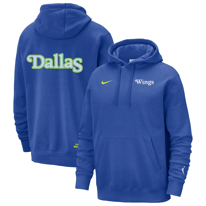 Unisex Nike Blue Dallas Wings Standard Issue Rebel Edition Hoodie