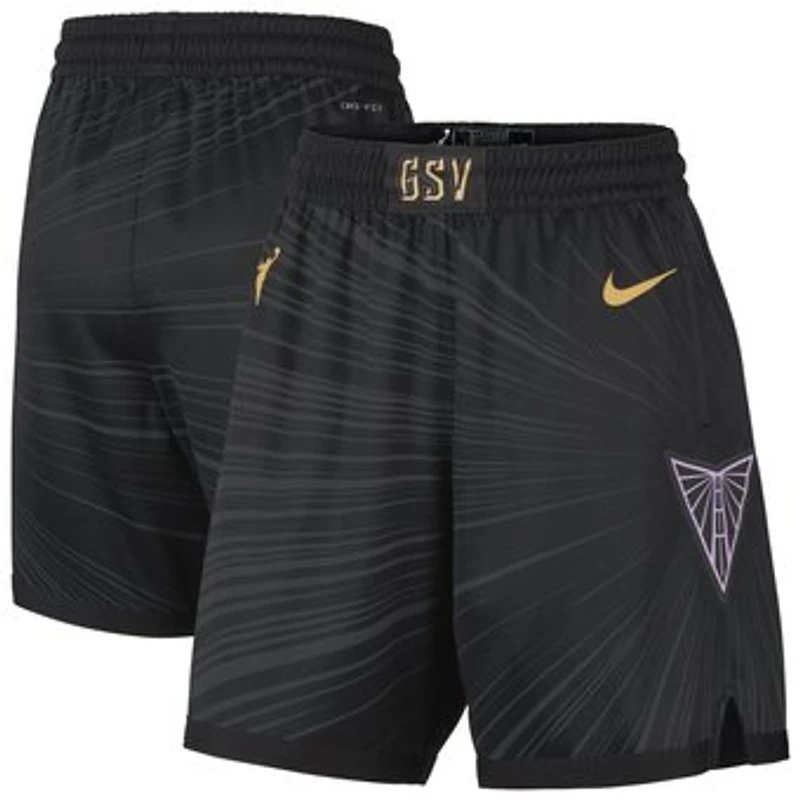 Women's Nike Black Golden State Valkyries 2026 On-Court Dri-FIT Victory Shorts - Rebel Edition