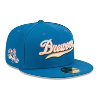 Men's New Era Blue Milwaukee Brewers 2026 City Connect 59FIFTY Fitted Hat
