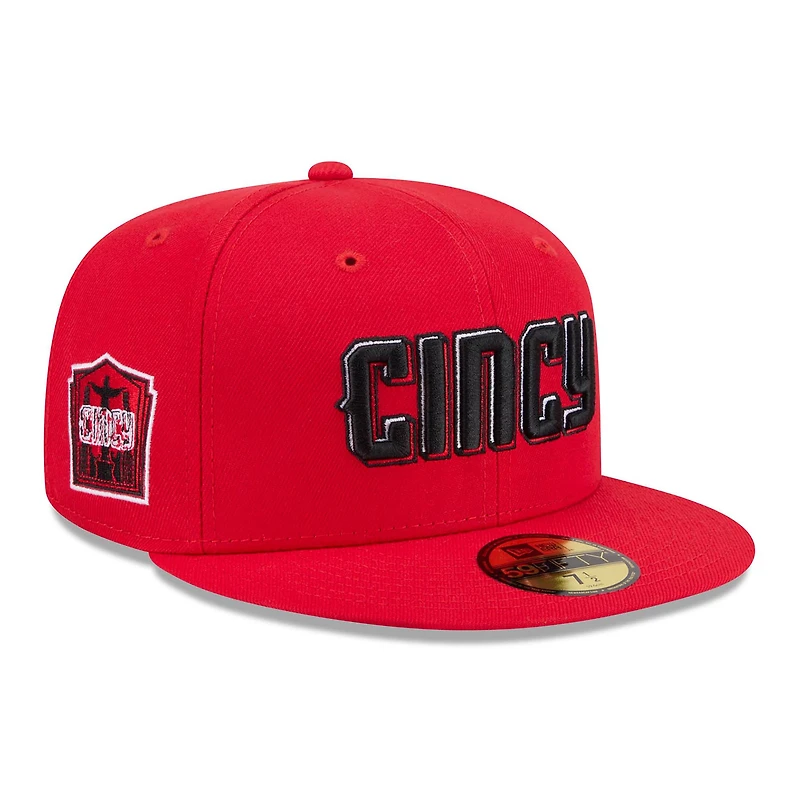 Men's New Era Red Cincinnati Reds 2026 City Connect 59FIFTY Fitted Hat