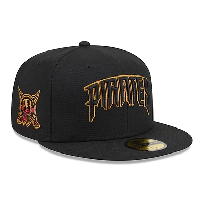 Men's New Era Black Pittsburgh Pirates 2026 City Connect 59FIFTY Fitted Hat