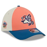 Men's New Era Orange/Blue Milwaukee Brewers 2026 City Connect M-Crown A-Frame 39THIRTY Flex Hat
