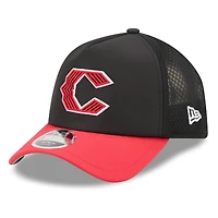 Men's New Era Black/Red Cincinnati Reds 2026 City Connect Apex 9FORTY Adjustable Hat