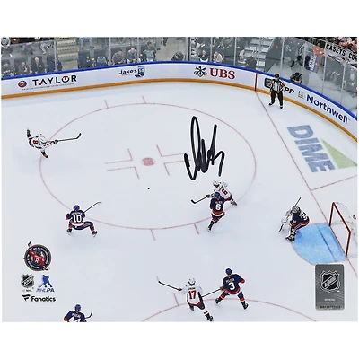 Alexander Ovechkin Washington Capitals Autographed 8" x 10" 895th Goal Overhead Shooting Photograph