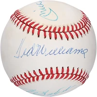 MLB Triple Crown Winners Autographed Baseball with 4 Signatures including Mickey Mantle, Ted Williams, Frank Robinson and Carl Yastrzemski - PSA AK00988
