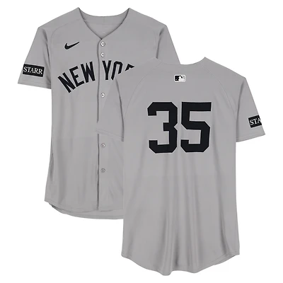 Cody Bellinger New York Yankees Game-Used #35 Gray Jersey vs. Texas Rangers on August 6, 2025