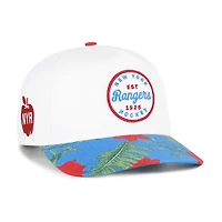 Men's '47 White/Blue New York Rangers 2026 NHL Winter Classic Bahama Floral Hitch Adjustable Hat