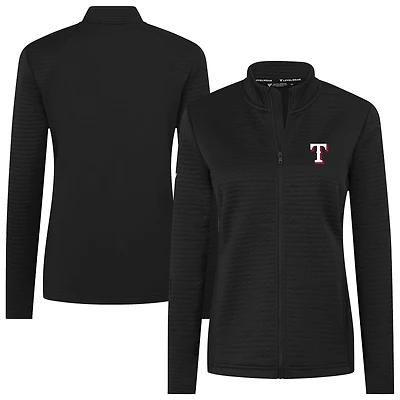 Women's Levelwear Black Texas Rangers Tailgate Insignia 2.0 Full-Zip Jacket