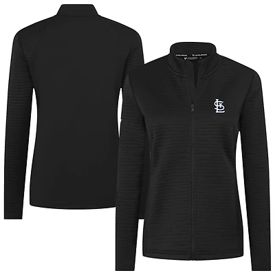 Women's Levelwear Black St. Louis Cardinals Tailgate Insignia 2.0 Full-Zip Jacket
