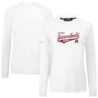 Women's Levelwear White Arizona Diamondbacks Slender Glide T-Shirt