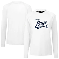 Women's Levelwear White Tampa Bay Rays Slender Glide T-Shirt