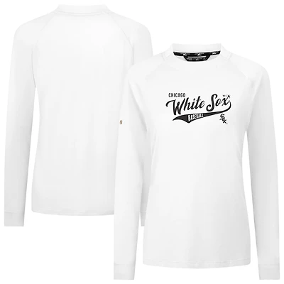 Women's Levelwear White Chicago Sox Slender Glide T-Shirt