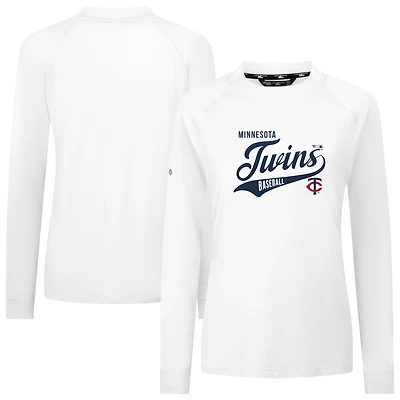 Women's Levelwear White Minnesota Twins Slender Glide T-Shirt