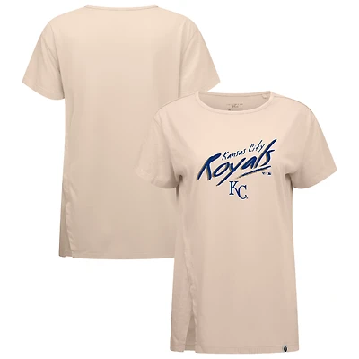 Women's Levelwear Khaki Kansas City Royals Influx Sizzle T-Shirt