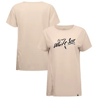 Women's Levelwear Khaki Chicago White Sox Influx Sizzle T-Shirt
