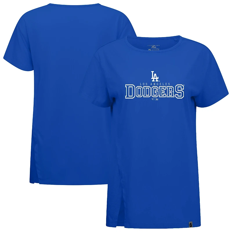 Women's Levelwear Royal Los Angeles Dodgers Influx Journey T-Shirt
