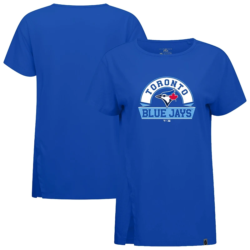 Women's Levelwear Royal Toronto Blue Jays Influx Banner Arch T-Shirt