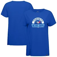 Women's Levelwear Royal Toronto Blue Jays Influx Banner Arch T-Shirt