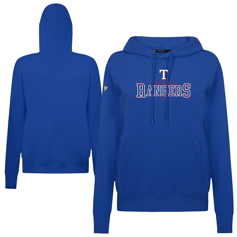 Women's Levelwear Royal Texas Rangers Adorn Journey Hoodie