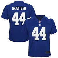 Youth Nike Cam Skattebo Royal New York Giants Team Game Jersey
