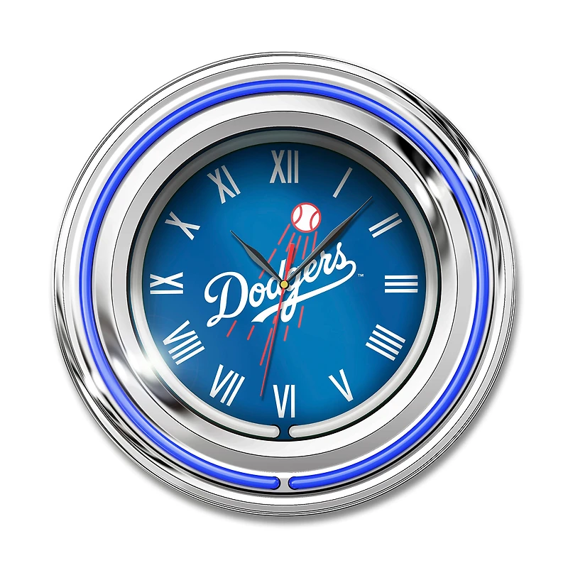 Imperial Los Angeles Dodgers 15" Team Color Neon Clock