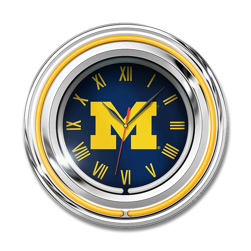 Imperial Michigan Wolverines 15" Team Color Neon Clock